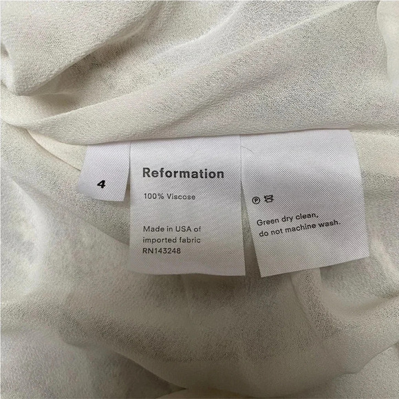 Reformation Python Snake Venezia Midi Dress Size 4 - Picture 14 of 15